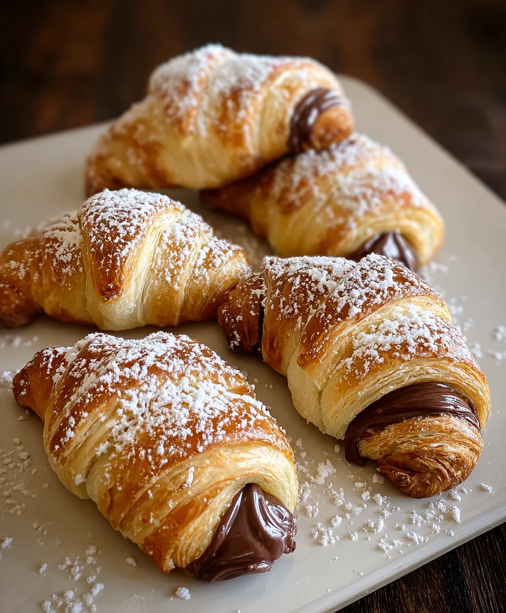 Easy Nutella Crescent Rolls - Delicious Quick Dessert