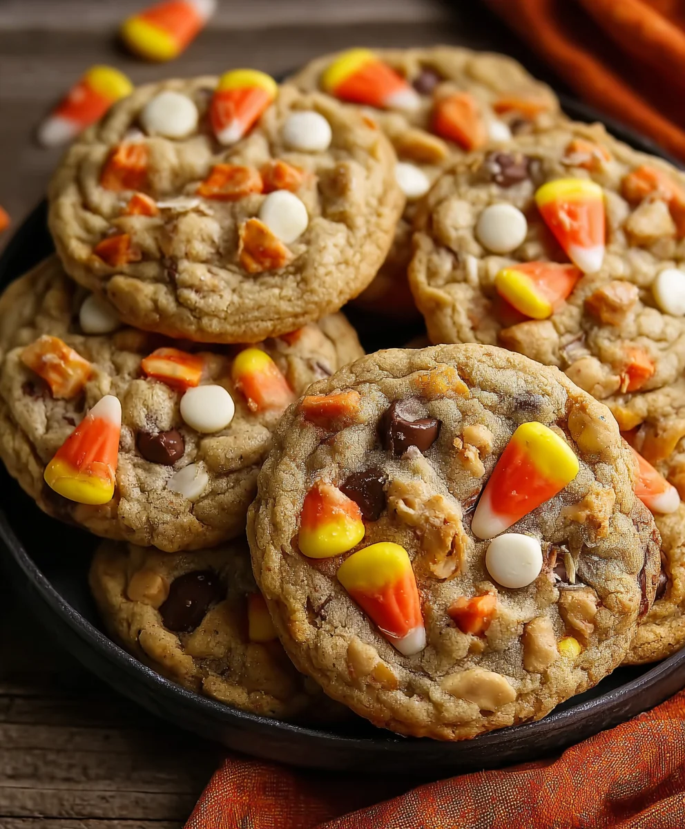 Candy Corn Trail Mix Cookies - A Sweet Treat