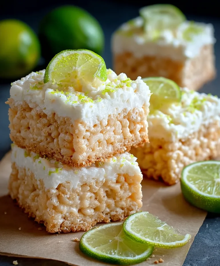Key Lime Pie Rice Treats – Easy No-Bake Dessert