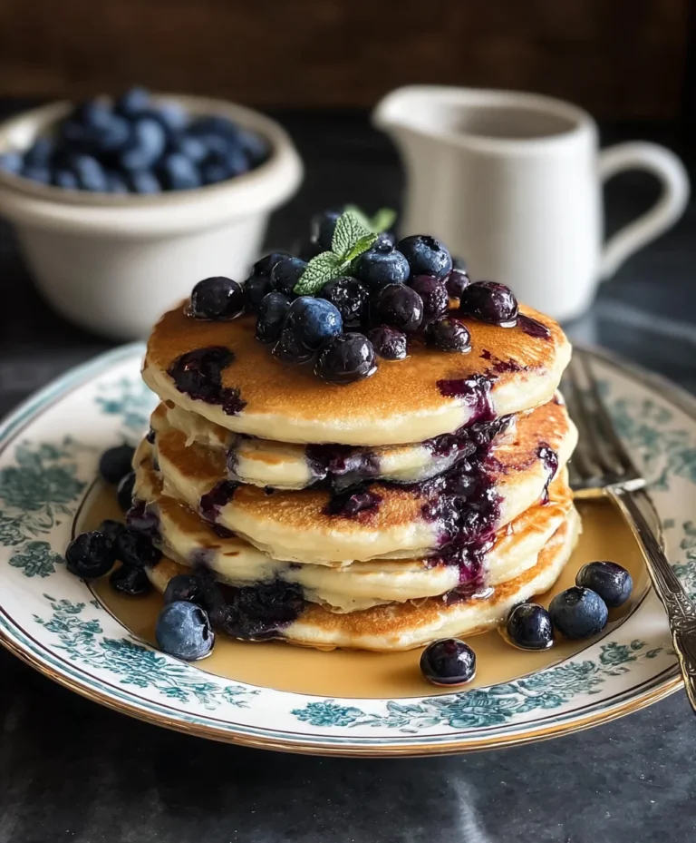 Easy Blueberry Pancakes- Fluffy & Delicious Breakfast Recipe