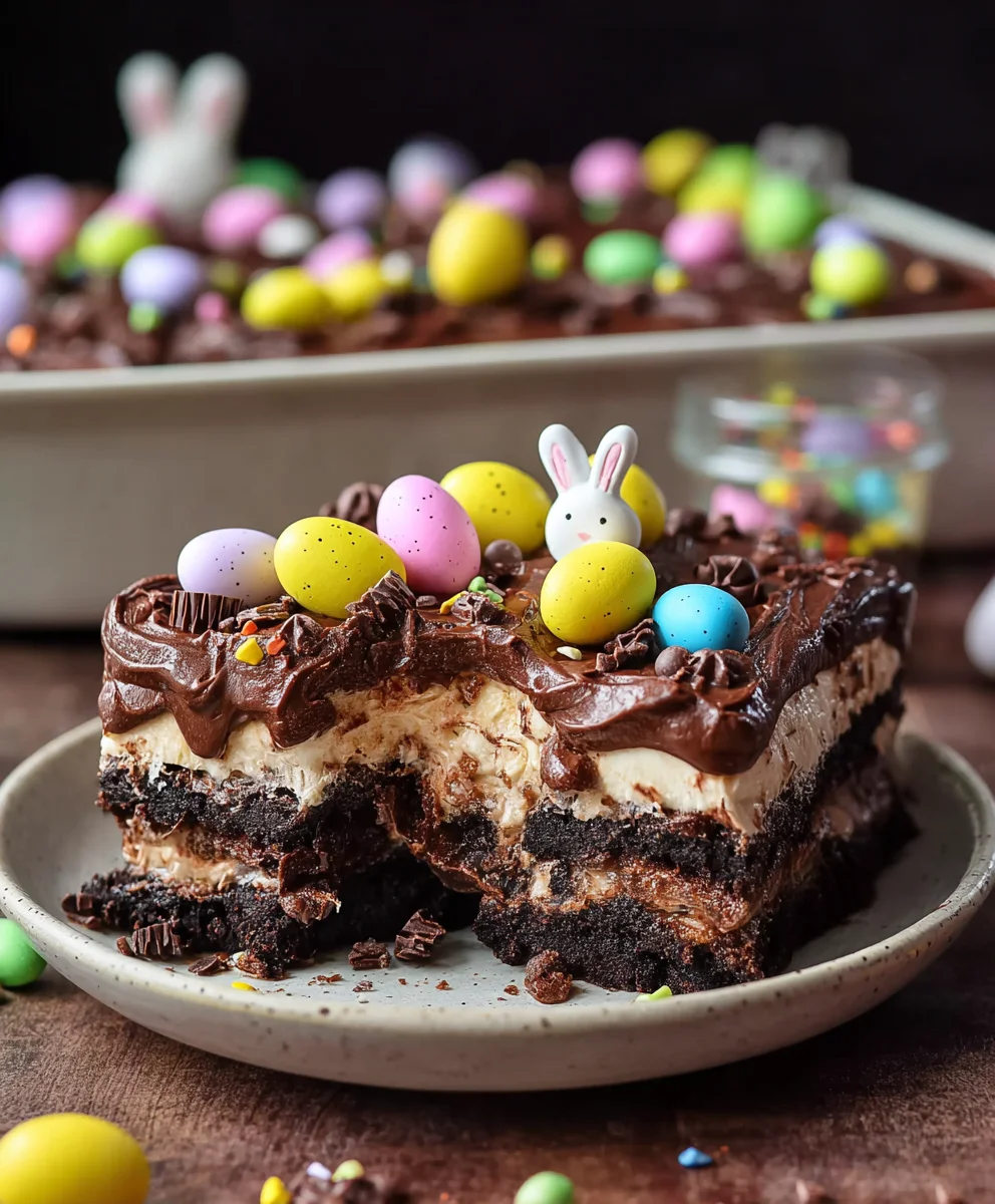 Easter Chocolate Lasagna Recipe - Easy Dessert Delight