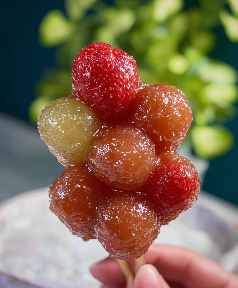 Easy Tanghulu Recipe-Sweet Crystal Candy Fruit