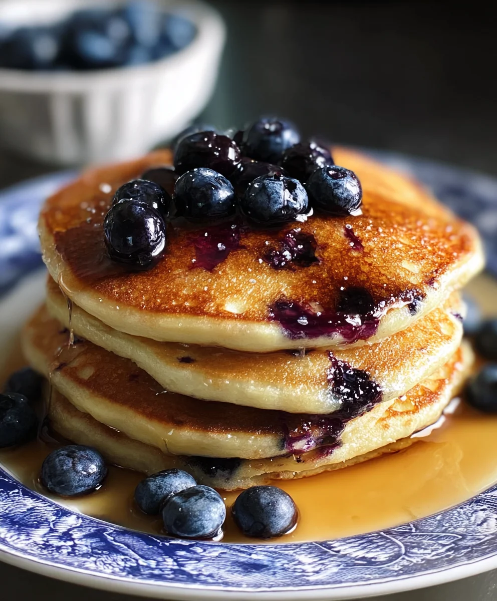 Easy Blueberry Pancakes- Fluffy & Delicious Breakfast Recipe
