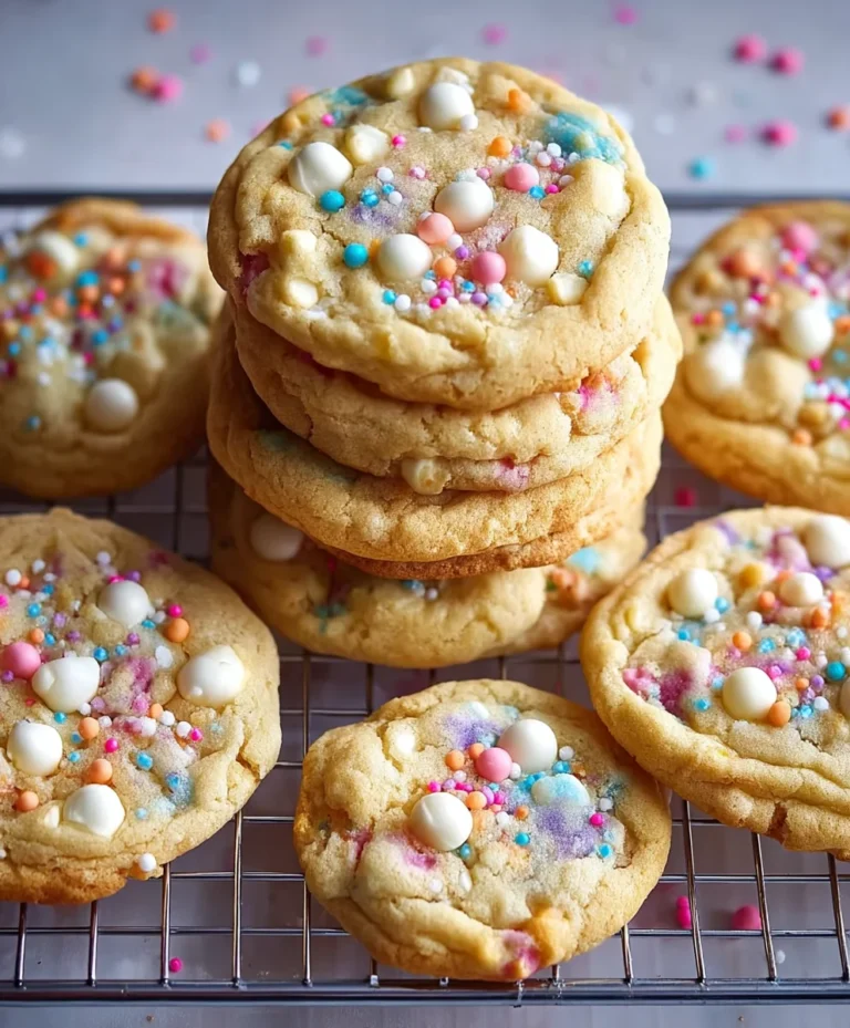 White Chocolate Confetti Cookies – Easy Festive Treat
