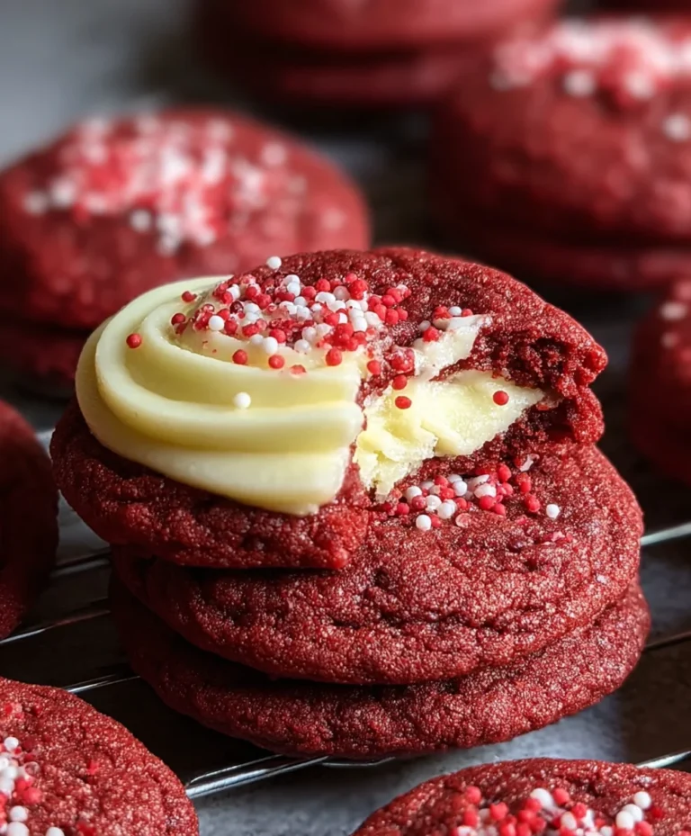 Cream Cheese Red Velvet Cookies-Irresistible Treat
