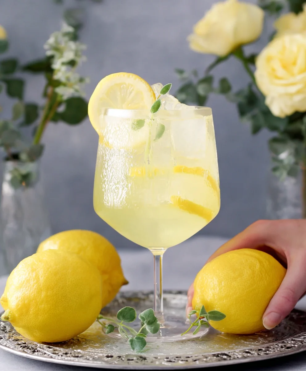 Zero-Proof Limoncello Spritz- The Refreshing Mocktail