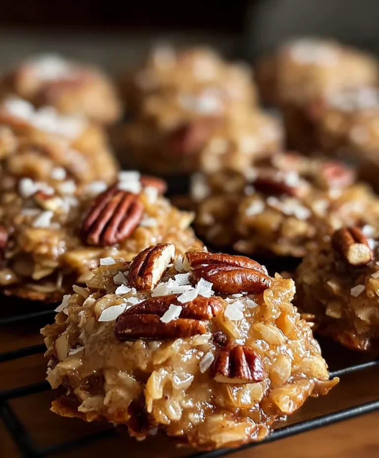 No Bake Pecan Coconut Praline Cookies – Easy & Delicious