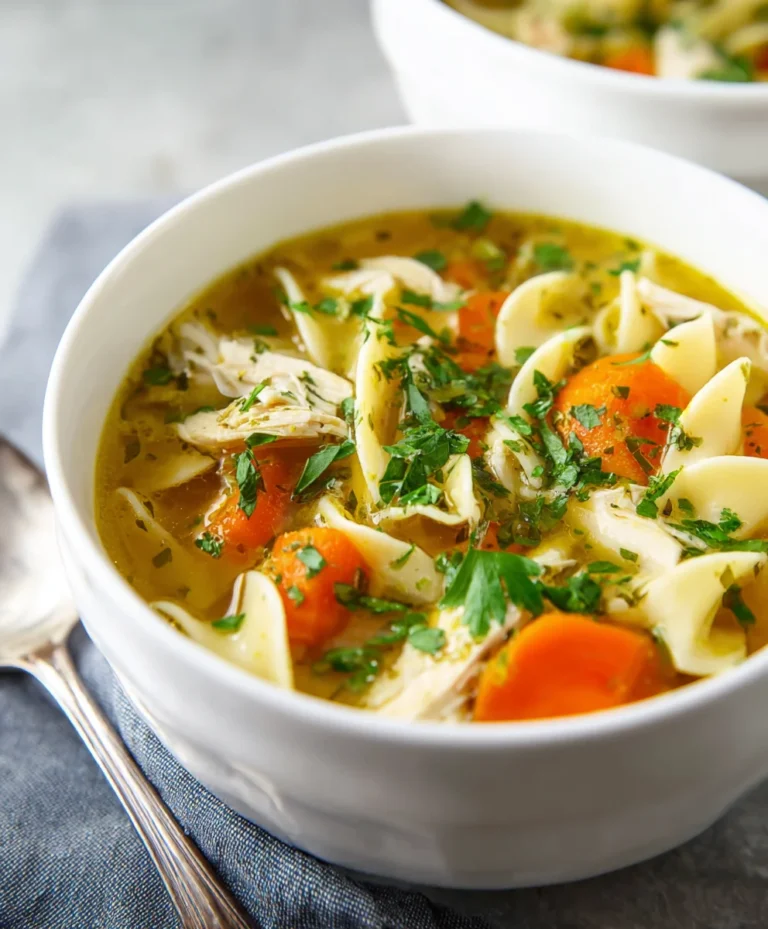 Best Chicken Noodle Soup-Homestyle Egg Noodles
