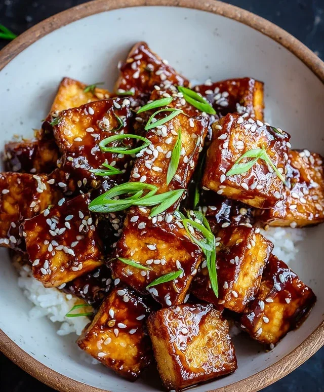 Crispy Sticky Tofu