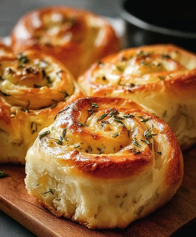 Sourdough Herb and Cheese Rolls