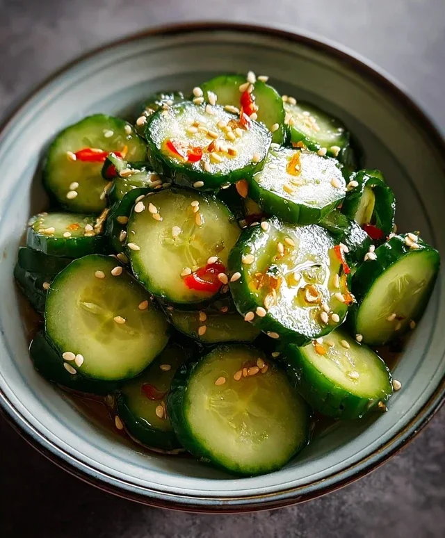 Easy Asian Cucumber Salad