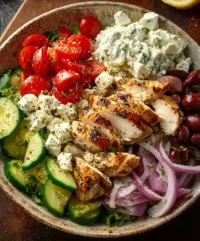 Greek Chicken Bowls