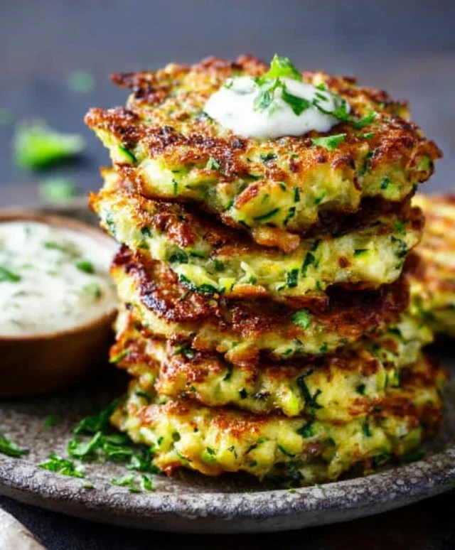 Crispy and Easy Zucchini Fritters Recipe