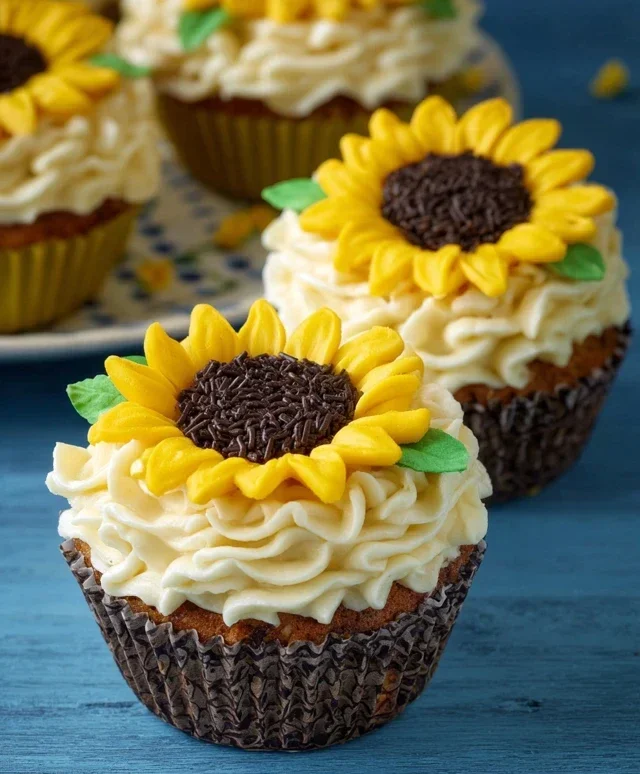 Sunflower Cupcakes.Html