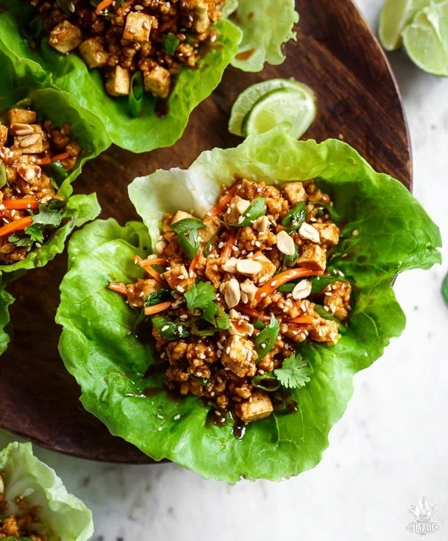 Tofu Lettuce Wraps