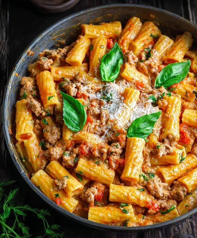 Creamy Sausage Rigatoni (One-Pan, 30-Minute Meal)