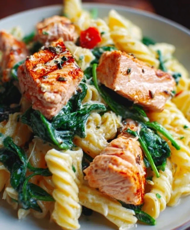 Salmon Spinach Pasta Dish: A Delicious and Nutritious Recipe to Try Today