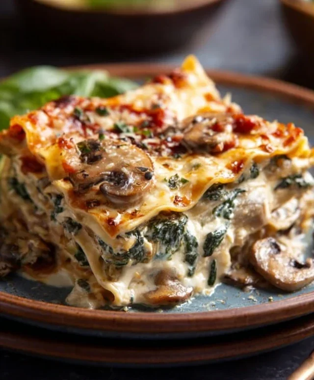 Mushroom And Spinach Lasagna Recipe
