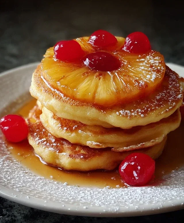 Pineapple Upside-Down Pancakes