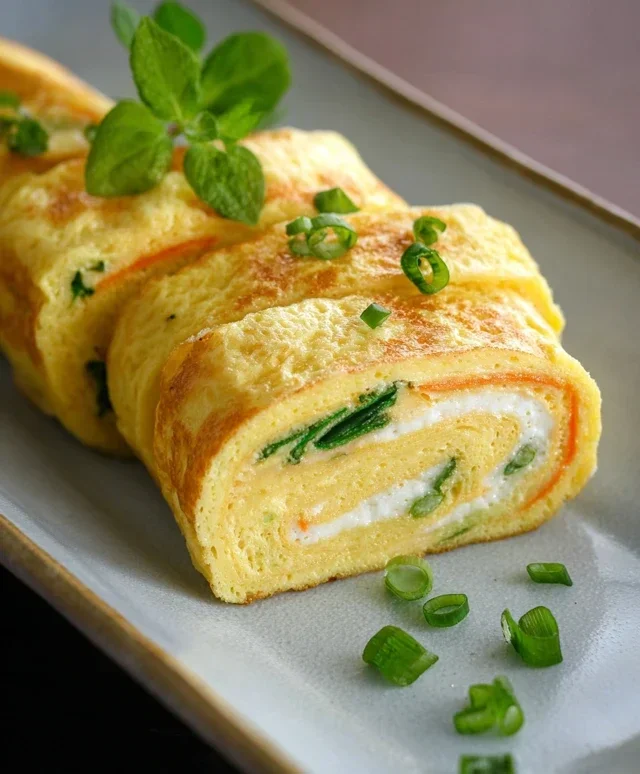 Gyeran Mari (Korean Rolled Omelette)