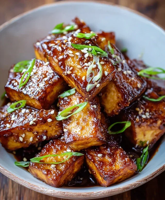 Crispy Sticky Tofu