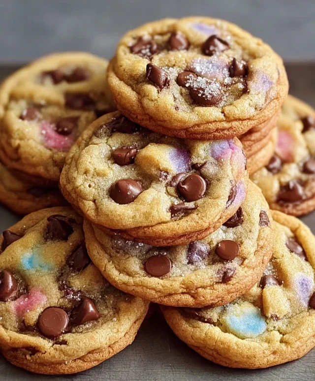 Easter Chocolate Chip Cookies