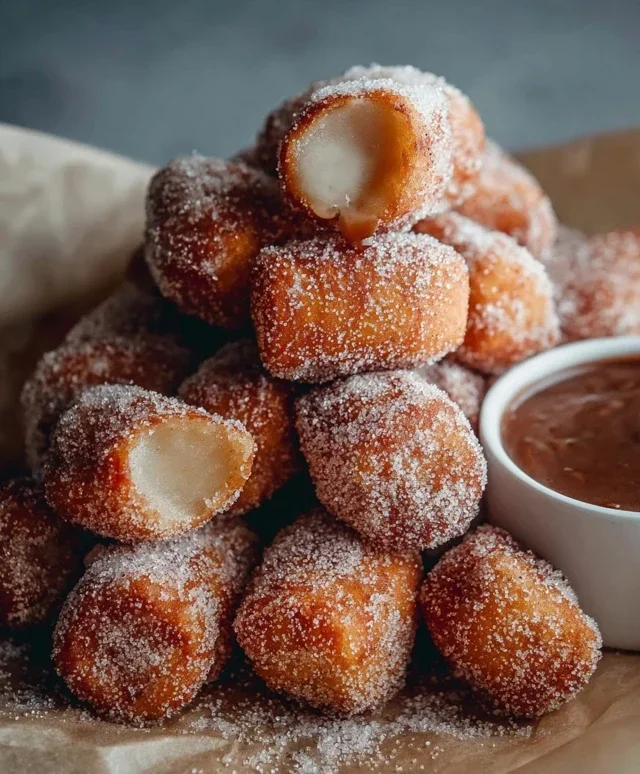 Sweet Air Fryer Churro Bites Recipe