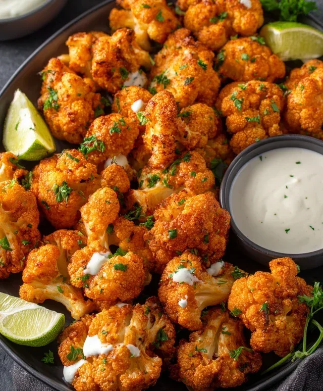 Air Fryer Buffalo Cauliflower Recipe