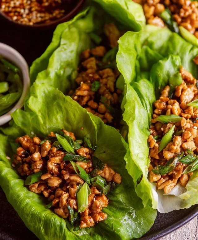 Chicken Lettuce Wraps (PF Chang's Copycat)