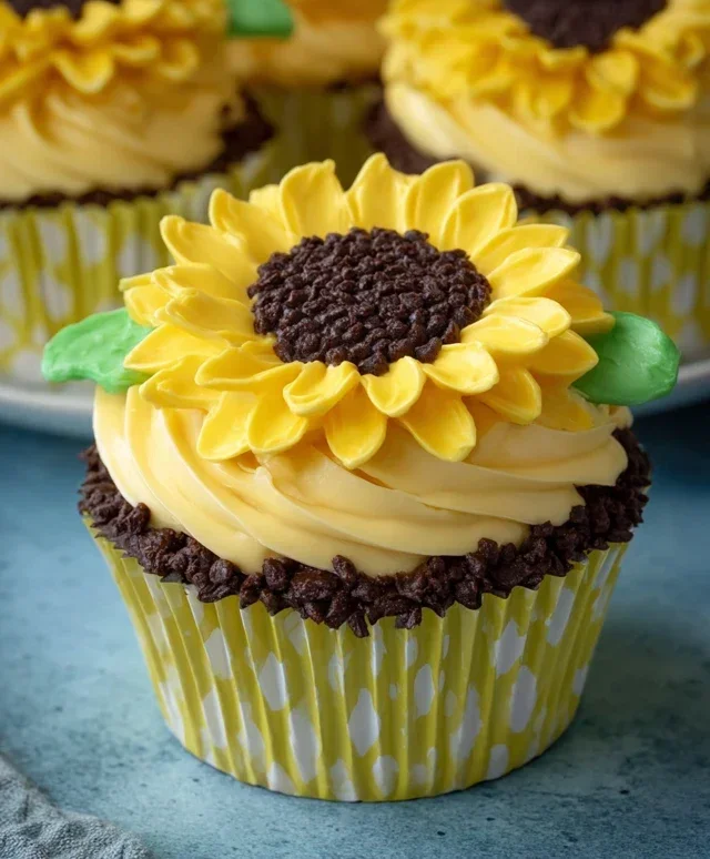 Sunflower Cupcakes.Html