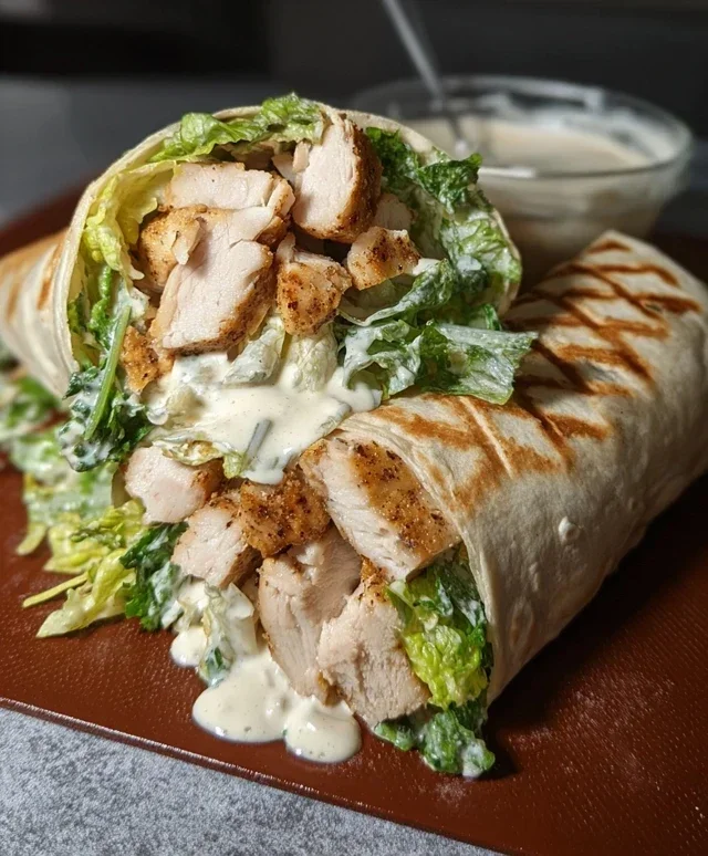 Chicken Caesar Wraps