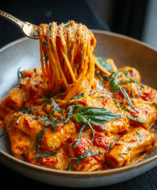 Creamy Tomato Garlic Pasta