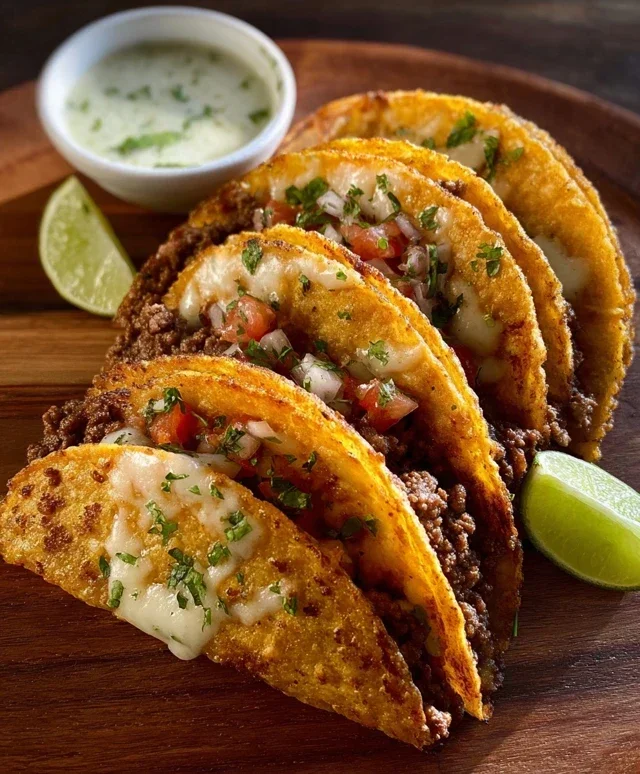 Crispy Ground Beef Tacos