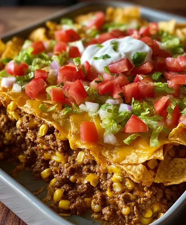 Walking Taco Casserole