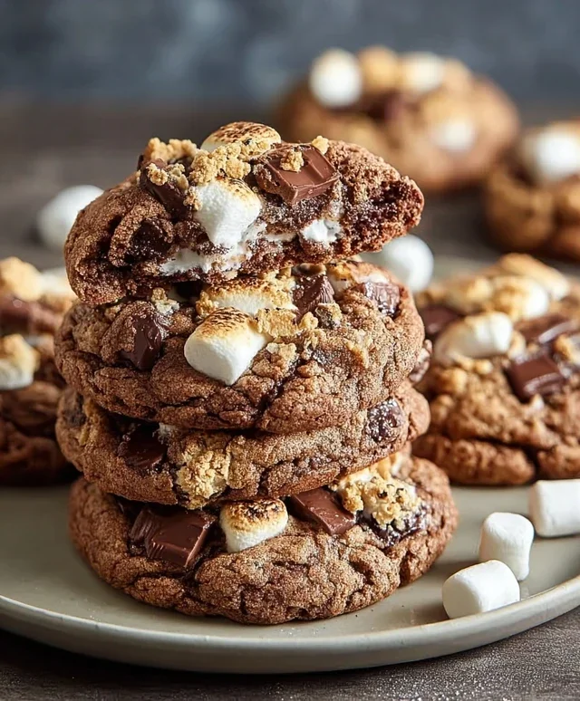Hershey's Chocolate S'mores Cookies