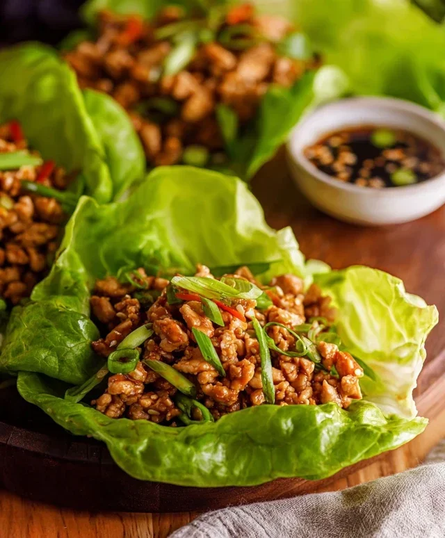Chicken Lettuce Wraps (PF Chang's Copycat)