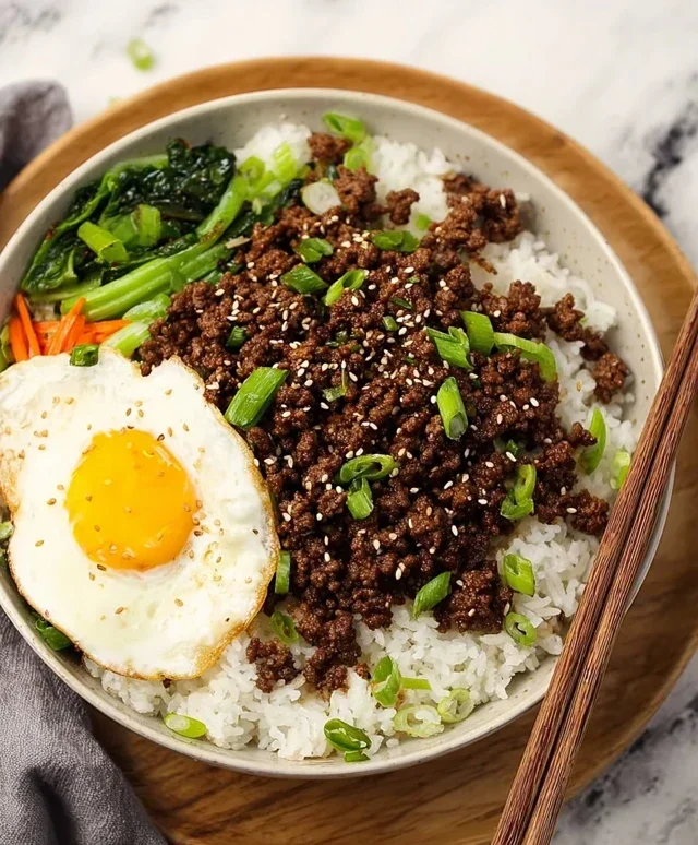 Korean Ground Beef Bowl (25-Minutes)