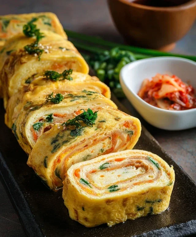 Gyeran Mari (Korean Rolled Omelette)