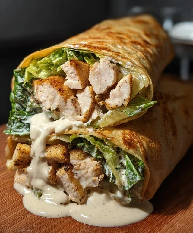 Chicken Caesar Wraps