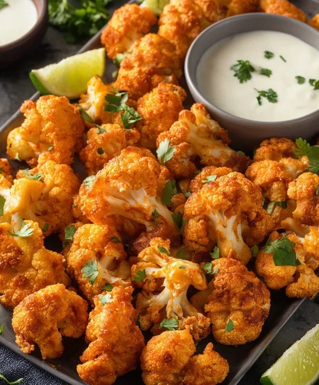 Air Fryer Buffalo Cauliflower Recipe