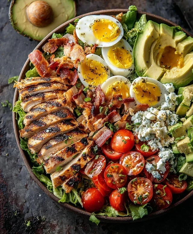 Pnon-non-non-alcoholic alternativeic non-alcoholic aleo Grilled Chicken Cobb Salad