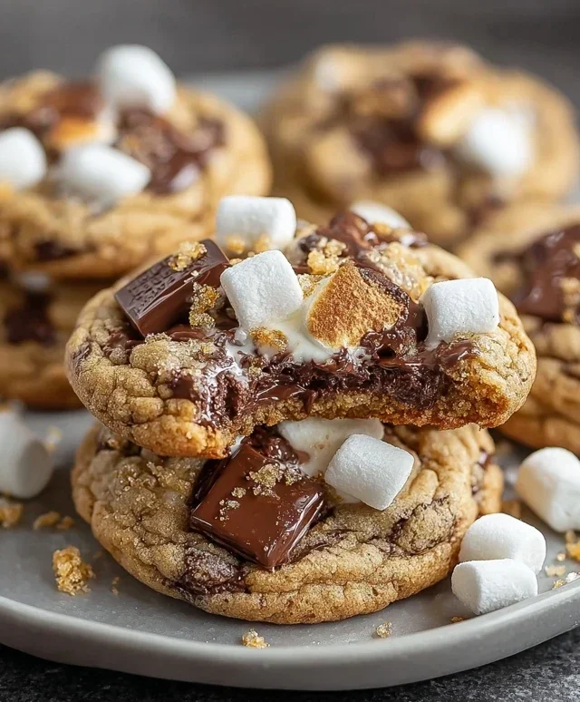 Hershey's Chocolate S'mores Cookies