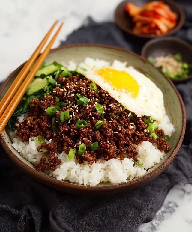Korean Ground Beef Bowl (25-Minutes)