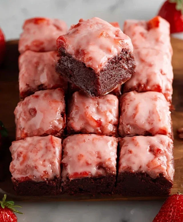 Strawberry Brownies
