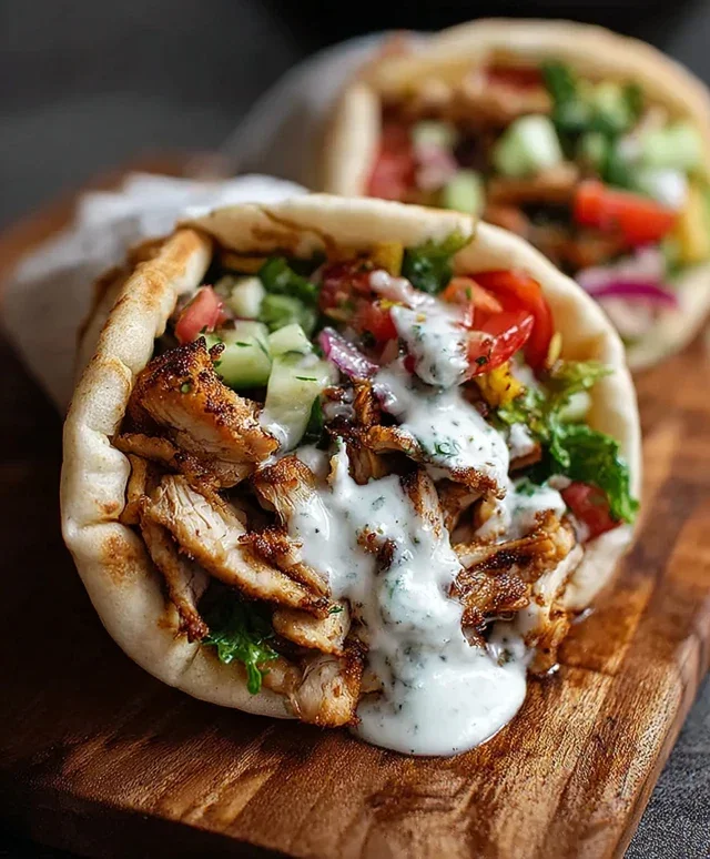 Chicken Shawarma with Garlic Sauce Recipe (Easy & Delicious)