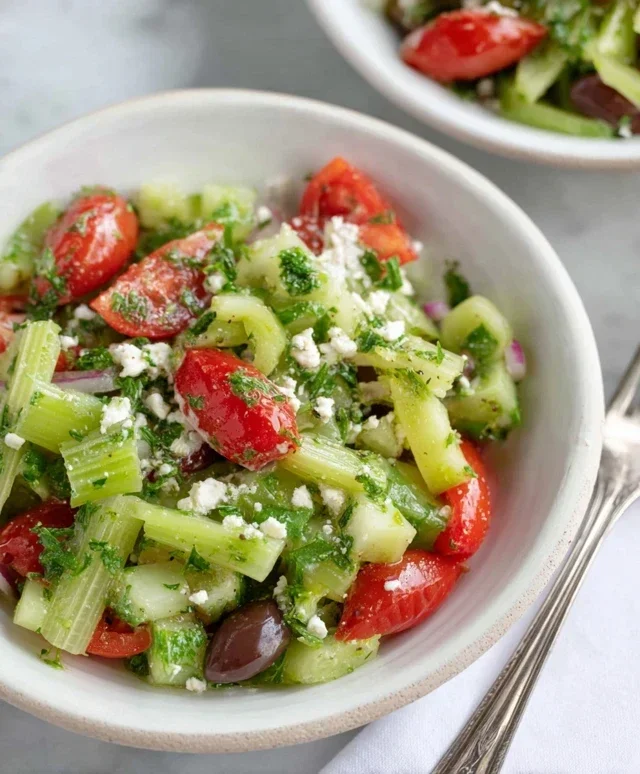 Mediterranean Celery Salad
