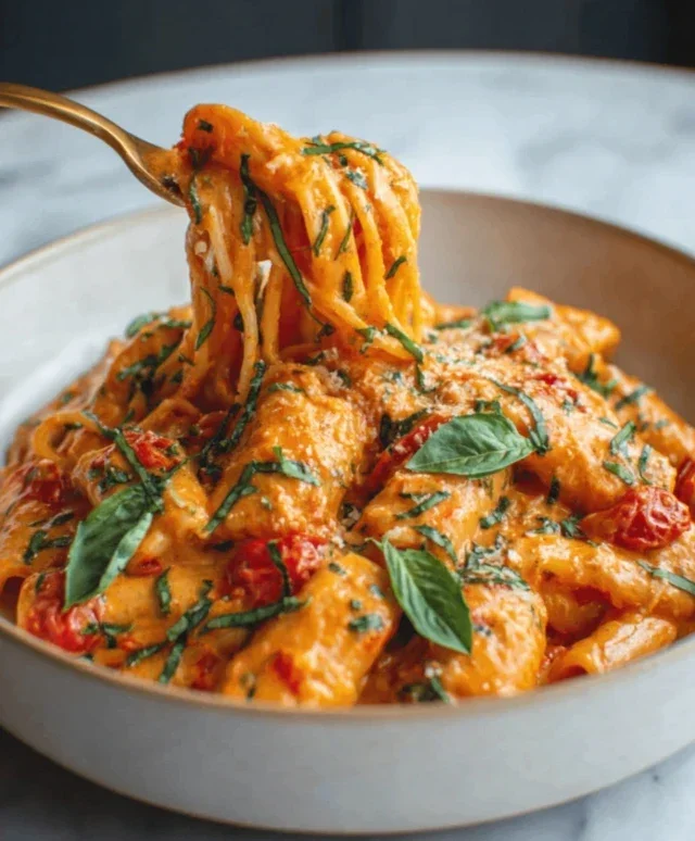 Creamy Tomato Garlic Pasta