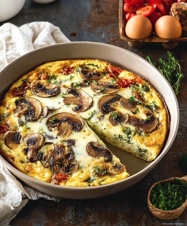 Mushroom Frittata