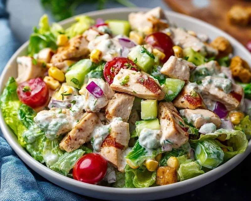 Healthy Ranch Chicken Salad