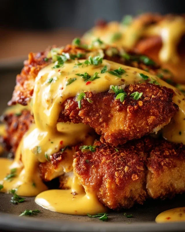Pretzel Chicken with Mustard-Cheddar Sauce: An Amazing Ultimate Recipe